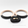 Wooden Gymnastic Rings Wood Gym Exercise Rings